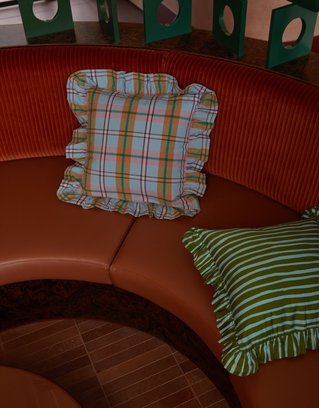 Mosey Me - Confetti Plaid Cushion