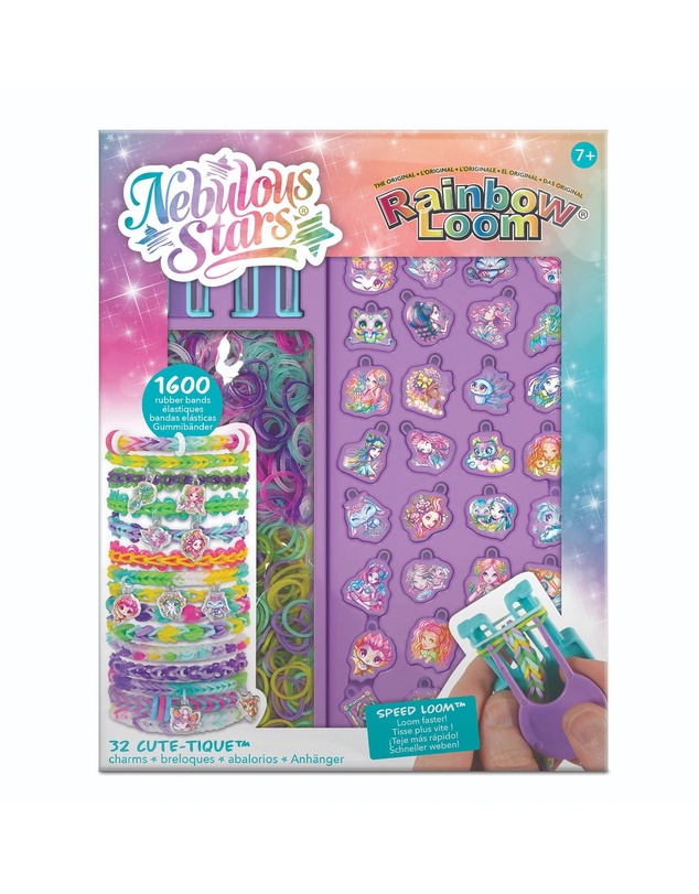 Nebulous Stars - Rainbow Loom - Charm Bracelet Set