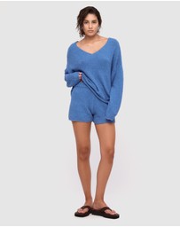 Zulu & Zephyr - Textured Knit Shorts