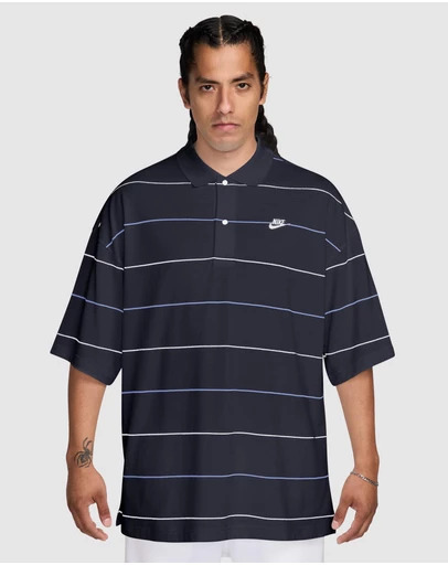 Nike - Sportswear Club Oversized Striped Polo