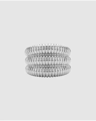 HOUSE OF SLANI - Silver Dara Statement Ring