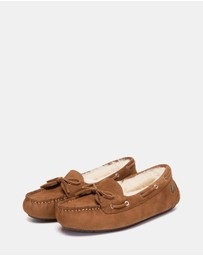 EVERAU - EverAU Ugg Pommie Cow Leather Upper Moccasins