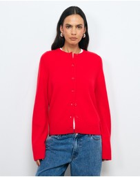 AERE - Isla Merino Wool Relaxed Cardigan