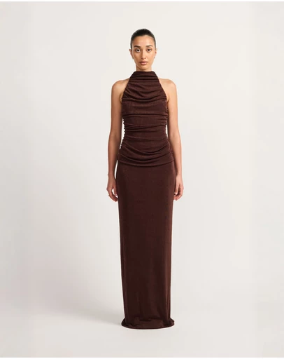 TOJHA - Aylesha Dress - Chocolate