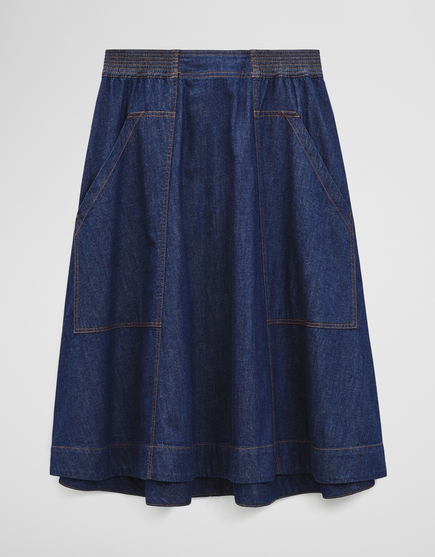 Country Road - Soft Denim Cargo Skirt