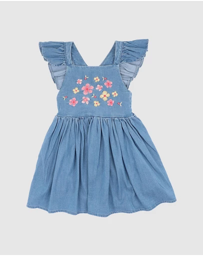 Fox & Finch - Grow Wild Embroidered Dress - Kids