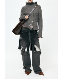 Andersson Bell - Rugged Denim-Inset Sweatpants - Unisex