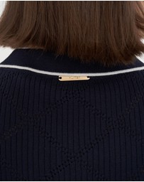 Huffer - Women's Diamond Knit Polo