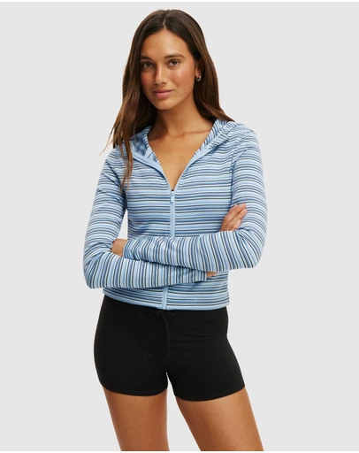 Cotton On Body Active - Ultra Soft Hooded Crop