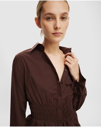 Cotton On - Gathered Long Sleeve Shirt
