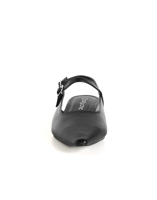 City Chic - WIDE FIT Paisley Slingback Flat