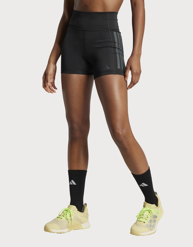 adidas Performance - Optimé 3-Stripes 1/4 Short Leggings Womens