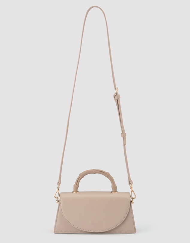 Olga Berg - Phoebe Bamboo Handle Bag