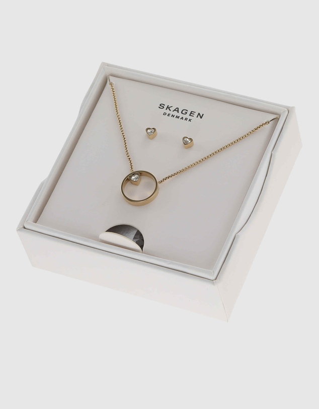 Skagen - Skagen X Bup Gold Tone Pendant