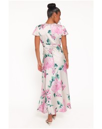 Petal & Pup - Mirelda Midi Dress - Pink Floral