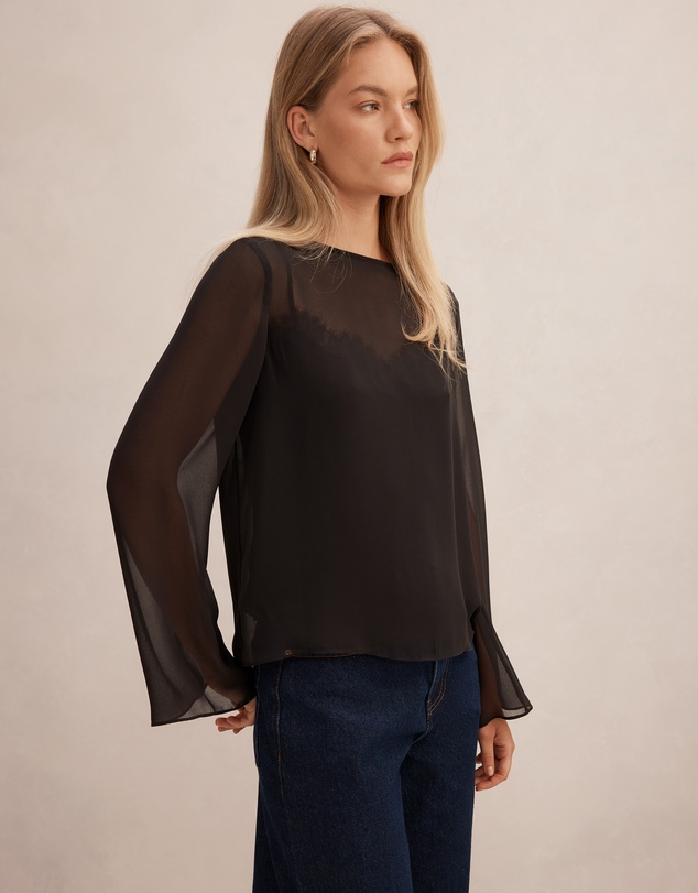 Forever New - Lottie Layered Long Sleeves Top