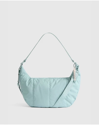 Nere - Coated Crescent Sling Bag