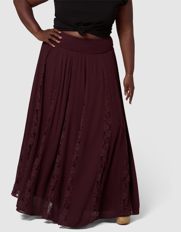 The Poetic Gypsy - Gilded Meadows Maxi Skirt