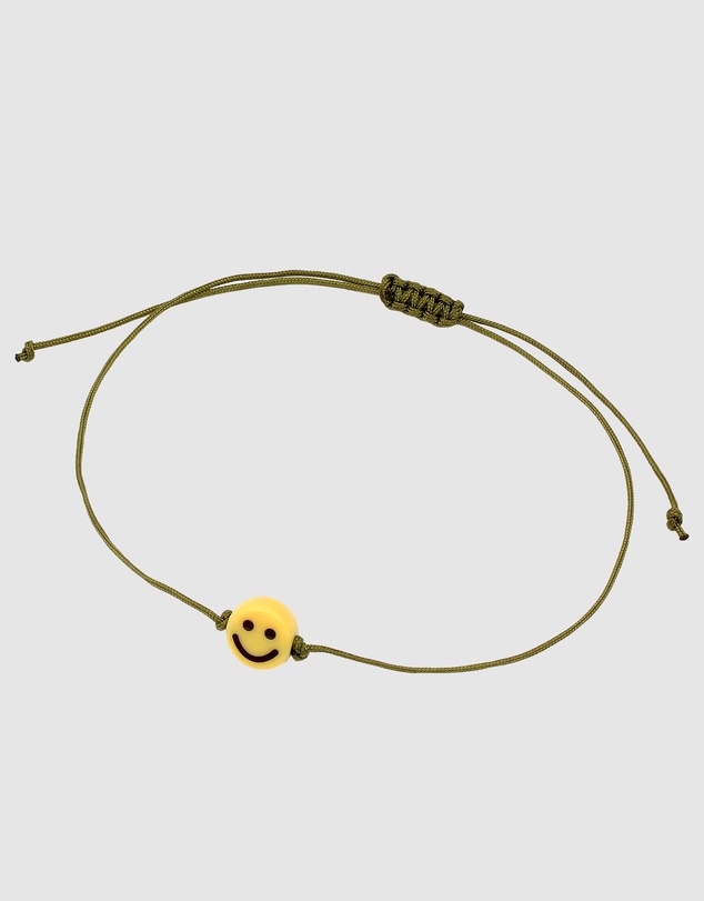 Kuzzoi - ICONIC EXCLUSIVE - Nylon Bracelet with Smiling Face Bead
