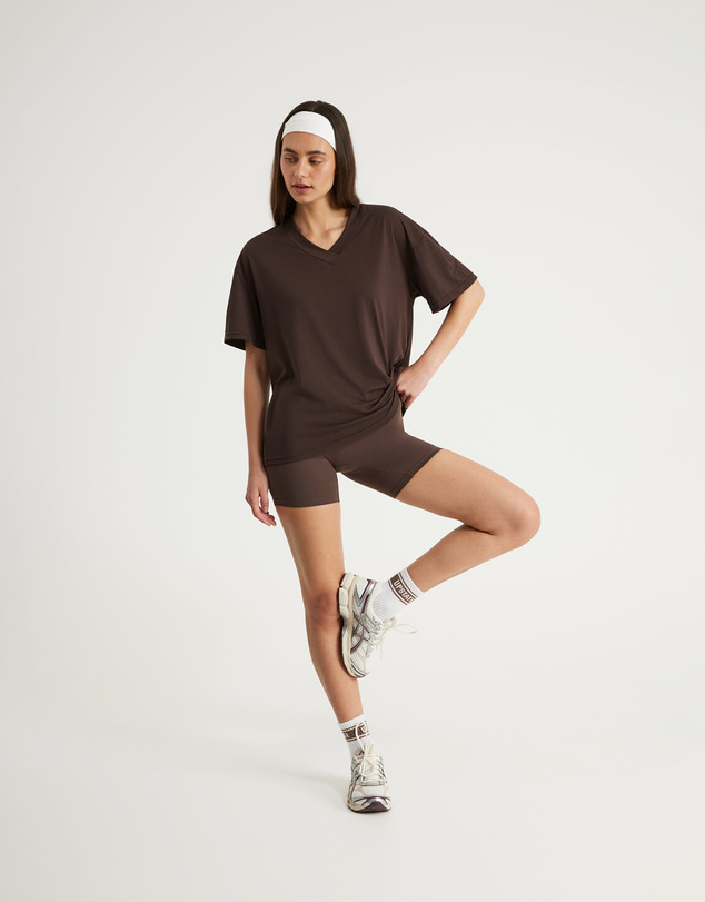 Upstate - Air Flex V-Neck T-Shirt - Espresso