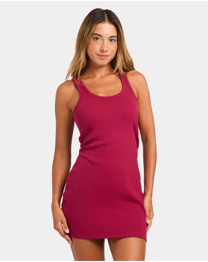 Roxy - Womens Base Rib Midi Dress
