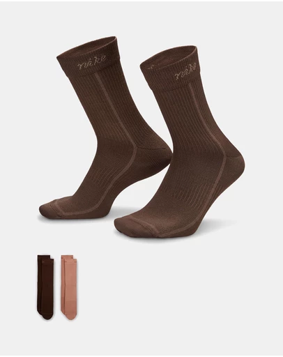 Nike - Nike Everyday Plus Lightweight Crew Socks (2-Pair)