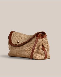 VESTIRSI - Sloane Tan Resort Crossbody Clutch