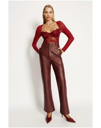 Bardot - Karson Vegan Leather Pant