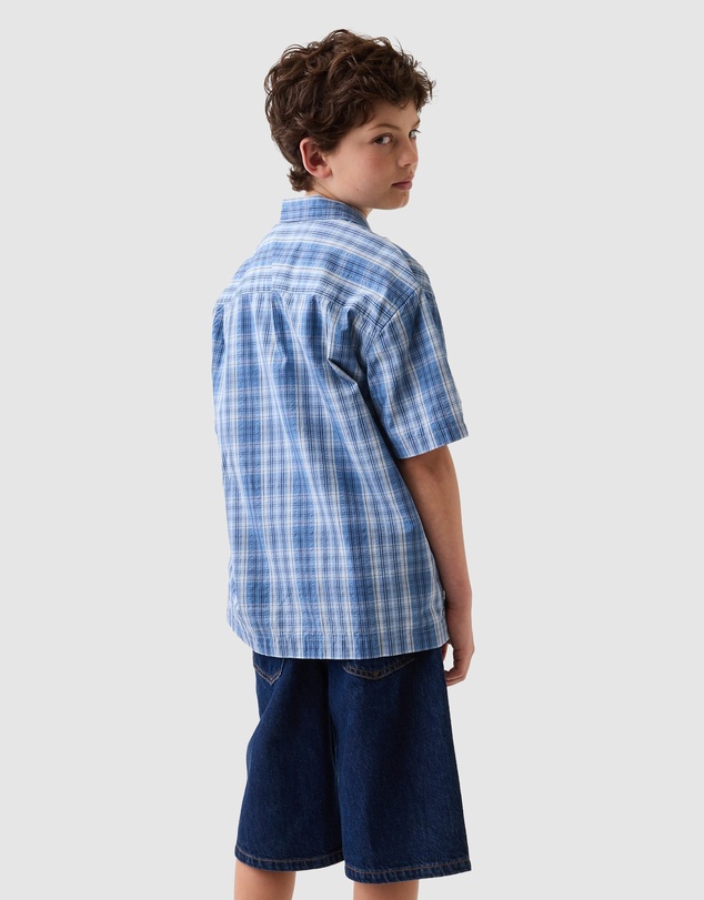 GAP - SS Plaid Top - Teens