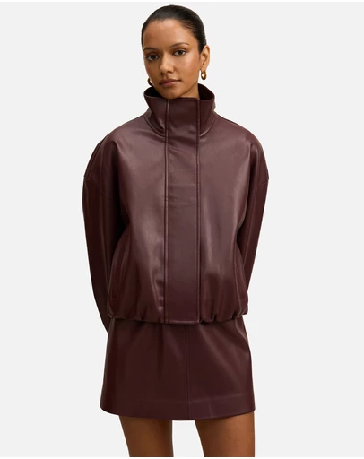Forever New Petite - Jacquie Petite Funnel Neck Jacket