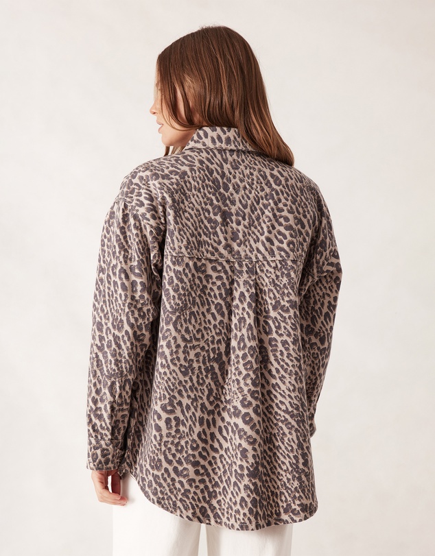 Ceres Life - Bobbi Side Pocket Denim Shacket