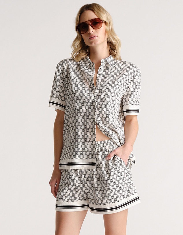 Decjuba - D-Luxe Monogram Shorts