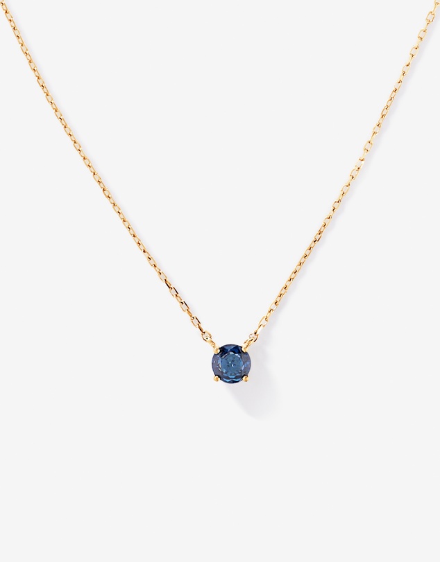 Michael Hill - Australian Sapphire Round Cut Necklace in 10kt Yellow Gold