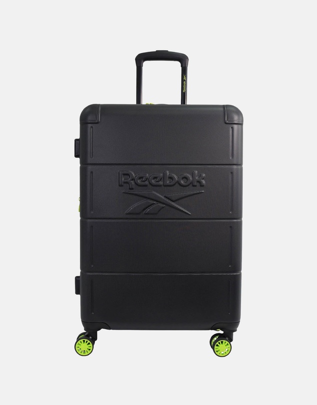 Reebok - Reebok Wanderer 76cm LARGE Hard Shell Suitcase in Black