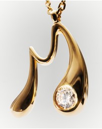 PDPAOLA - Initial 2026 M Pendant Necklace