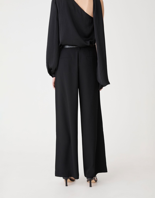 Forcast - Daphne Pleated Crepe Pants