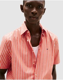 Tommy Hilfiger - TH Flex Stripe Poplin Shirt - ICONIC EXCLUSIVE