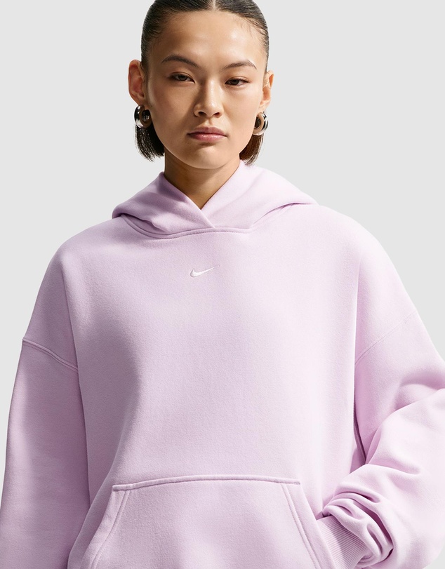 Nike - Studio Fleece Medium Weight Oversized Pullover Hoodie