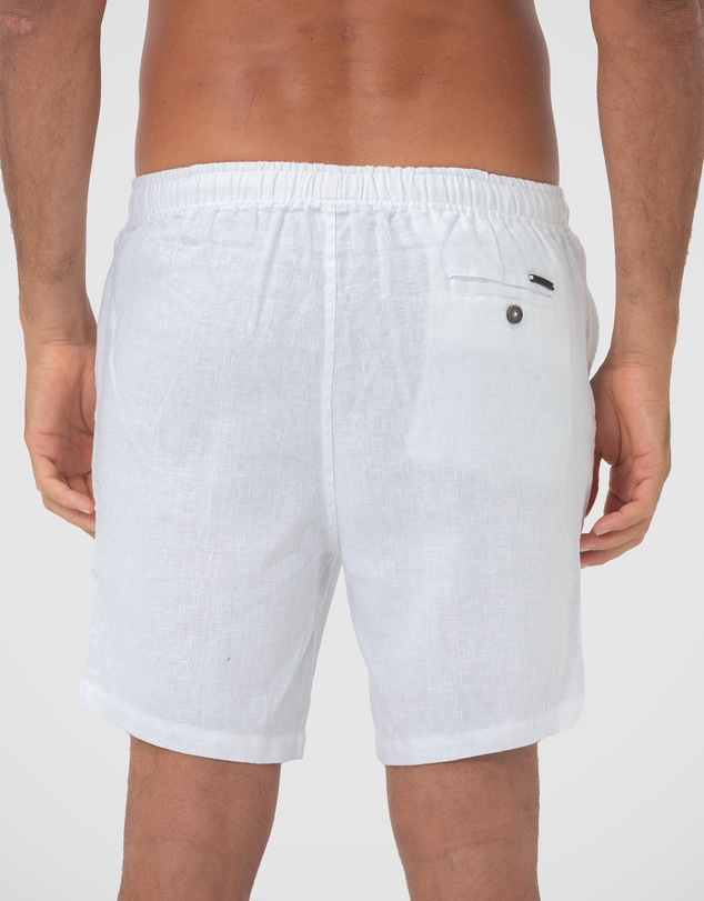 Coast Clothing - Linen Shorts- White