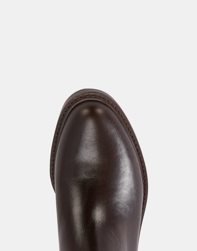 Wittner - Branda Leather and Neoprene Knee High Boots