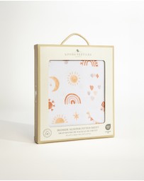 Living Textiles - Organic Bedside Sleeper Fitted Sheet - Bohemian Bliss