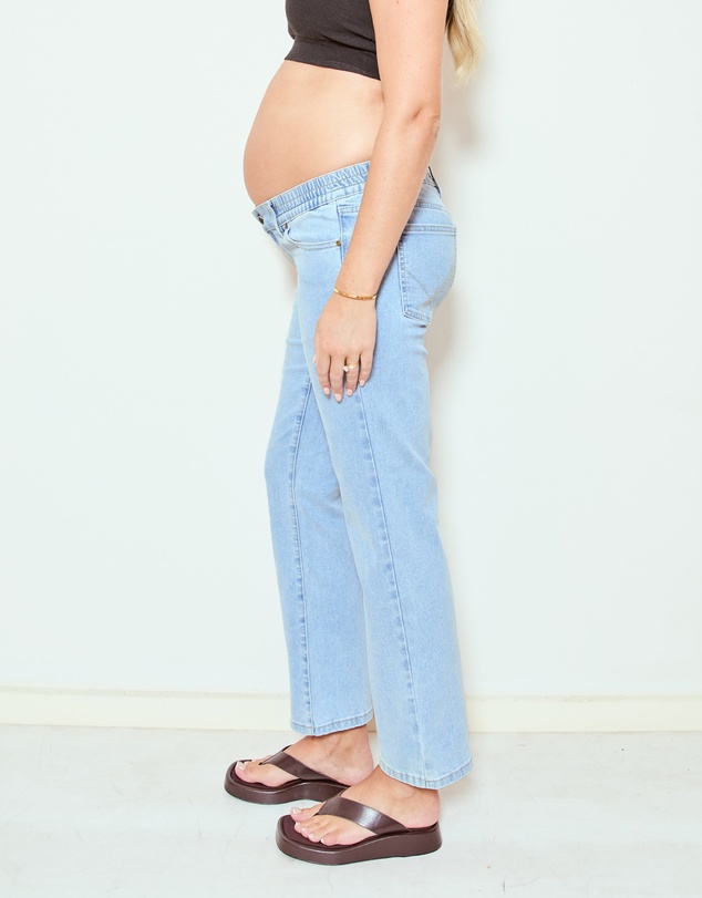 Soon Maternity - Soon Slim Straight leg Jeans (Cropped)