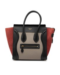 Pre-Loved by Azura Reborn - Pre-Loved Micro Tricolor Leather Luggage Tote