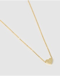 Izoa Kids - Kids Heart Alphabet Letter J Necklace
