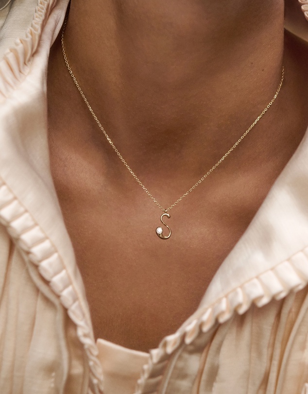 PDPAOLA - Initial 2026 S Pendant Necklace