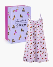 Bamboozld - Women's Bamboo Jersey Dash Dreaming Nightie & Mask Gift Set
