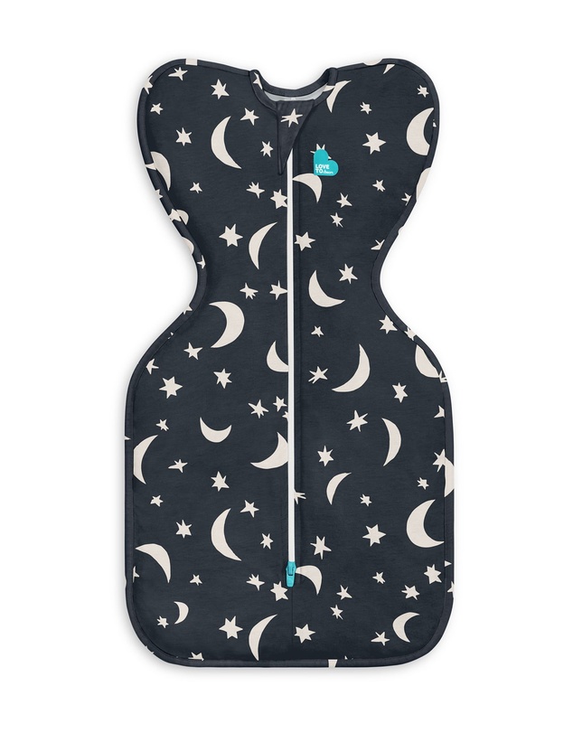 Love to Dream - Swaddle Up 1.0 TOG Stretch Cotton Big Sky in Charcoal