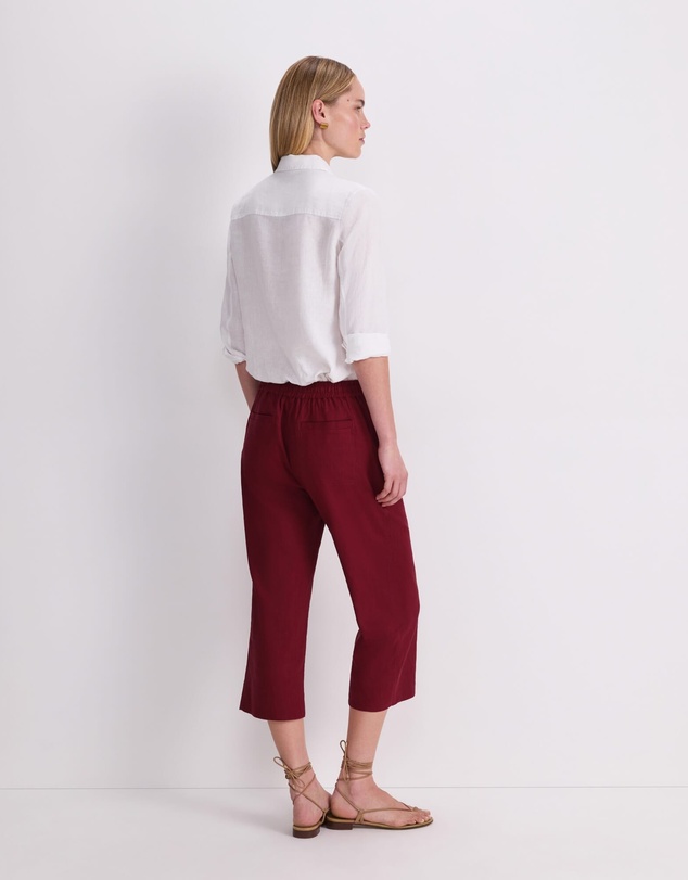 Sportscraft - Rosa Crop Linen Pant
