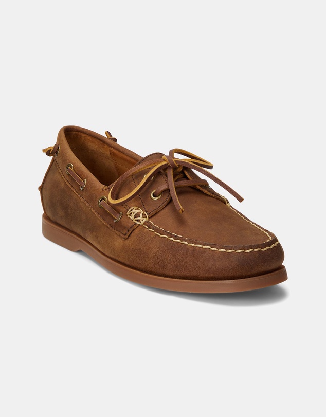Polo Ralph Lauren - Merton Leather Boat Shoes - Men's