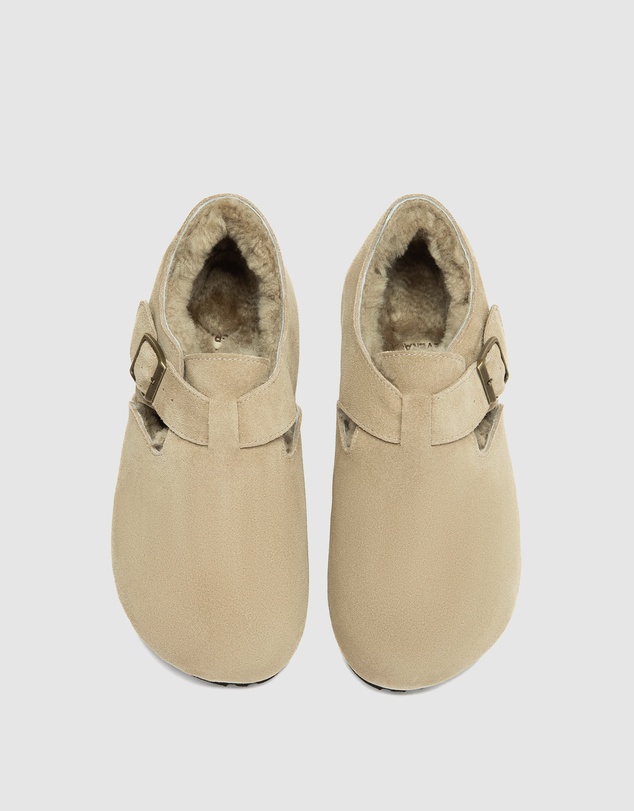 EVERAU - EverAU Ugg Hazora Cow Suede Upper Loafer Oxfords Flats